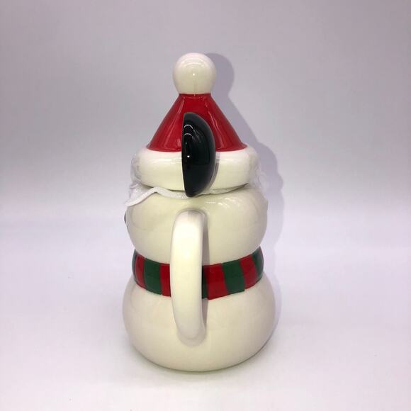 New Mickey Mouse Snowman Christmas Mug Santa Hat Ears Lid Topper - Picture 3 of 5
